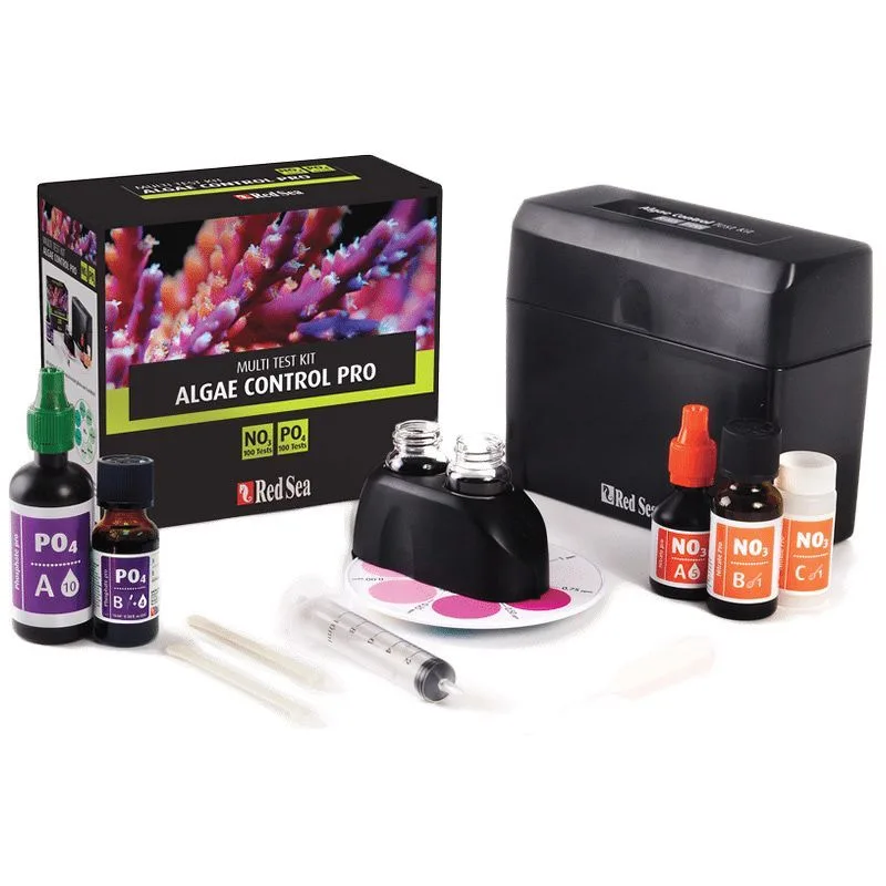 no3-po4-test-kit Bộ test đôi No3 + Po4 | REDSEA - Algae Control Multi Test Kit