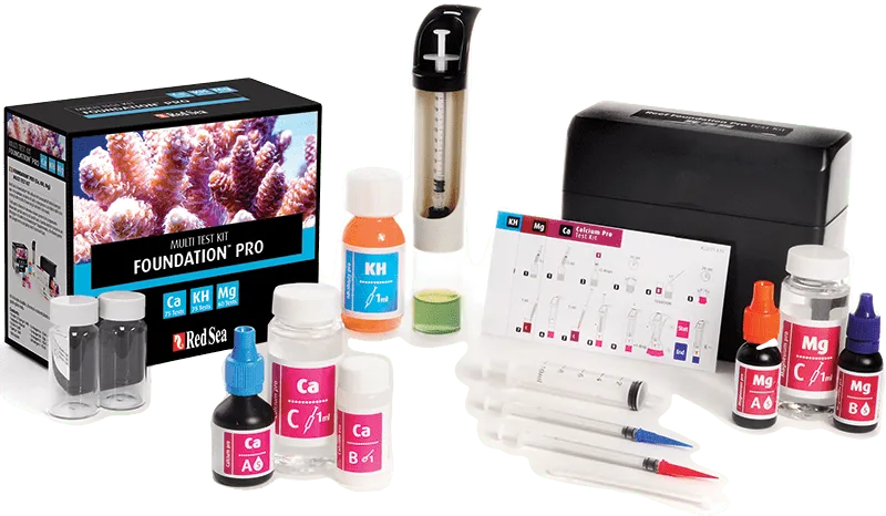 Bộ test CA, MAGIE, KH - REEF FOUNDATION PRO MULTI TEST KIT | REDSEA
