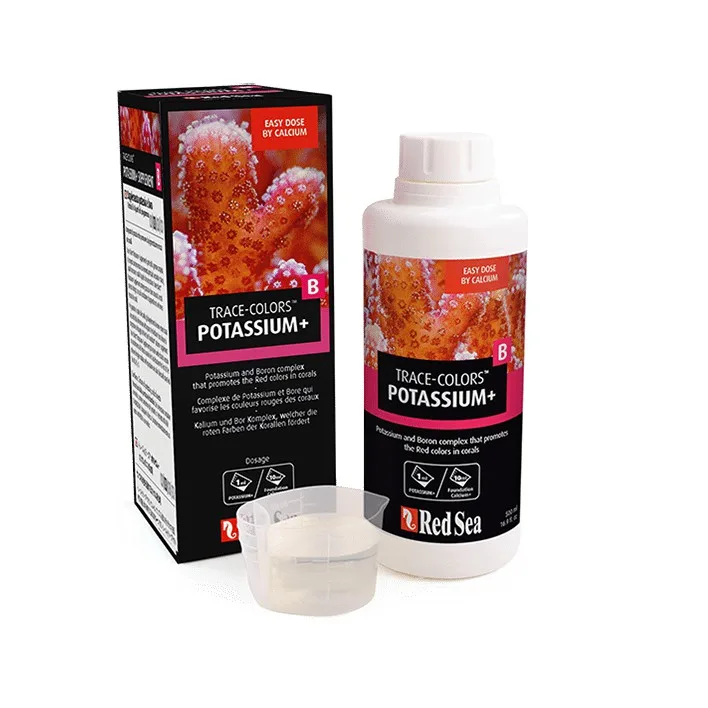 Potassium+ ( Trace Colors B ) 500ml tăng màu đỏ cho san hô - Redsea