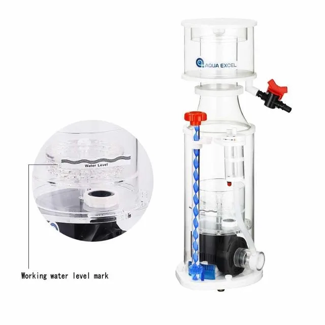 AQUA-EXCEL-AE-801-Protein-Separator-Mute-Nitrongen-Generator-Decomposable-And-Easy-To-Clean-Needle-Brush.jpg_q50-2 Skimmer AE-601 Aqua Excel mẫu mới nhỏ gọn thẩm mĩ - hình 2