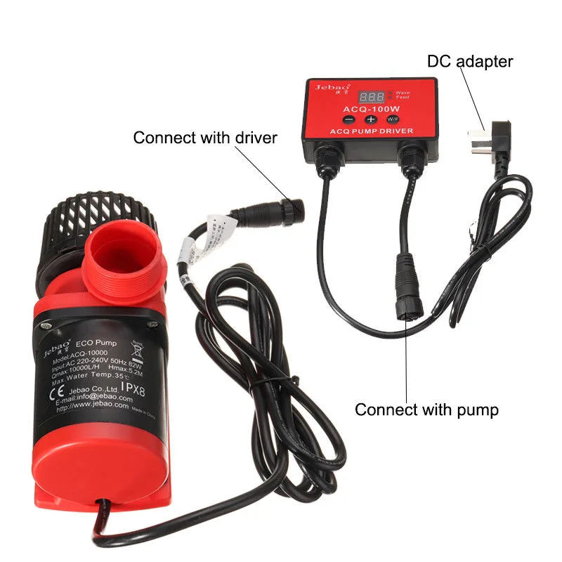 Bơm Jebao DCQ 10000 công suất lớn không gây tiếng ồn