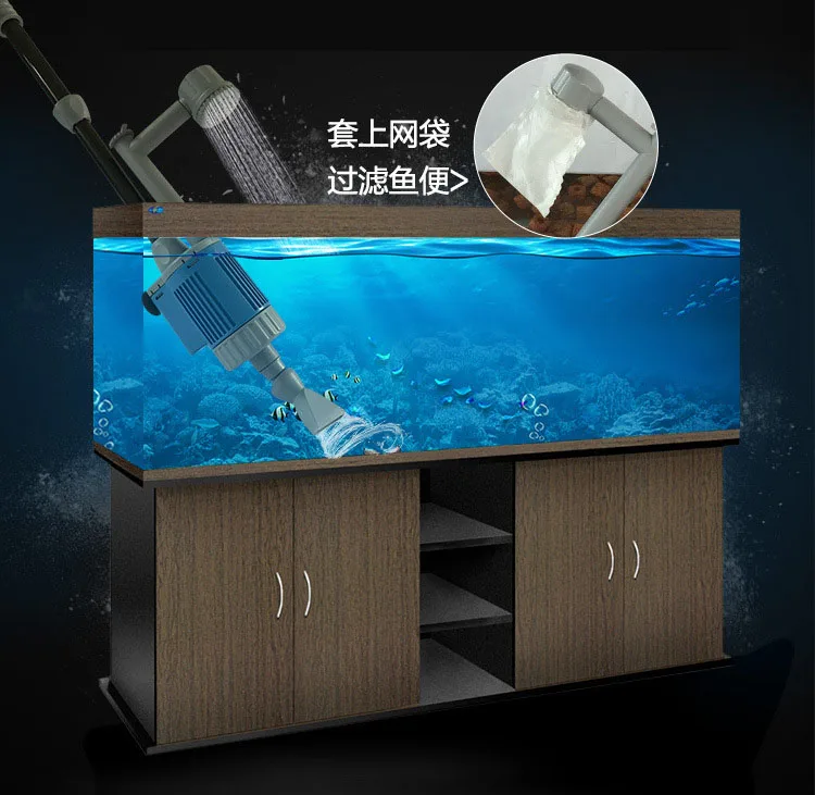 10321788339_504609185 Máy thay nước, làm sạch nền, dọn phân cho bể cá chạy điện - hình 3