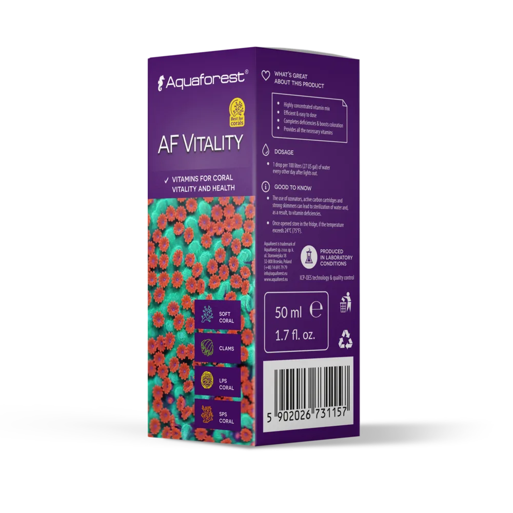 AF Vitality 50ml thúc đẩy san hô tăng màu | Aquaforest