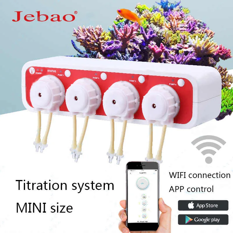 Máy bơm vi lượng Jebao Doser 3.4 wifi cho bể san hô - hình 2