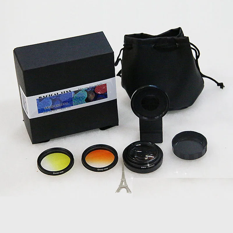 Len chụp hồ cá biển 3 bộ: kính macro, san hô, cá - Macical Lens