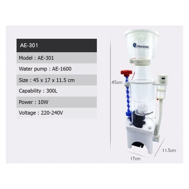 Aqua-Excel-N-i-B-Protein-Skimmer-AE-301-AE-401-AE-601-AE-801-AE.jpg_640x640 Skimmer AE-301 - Máy tách bọt protein Aqua Excel 301