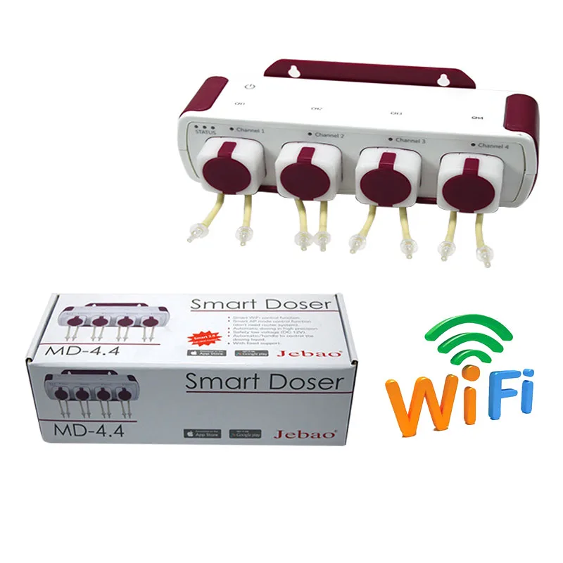 Doser Jebao MD-4.4 wifi mẫu mới, bơm định lượng tự động cải tiến chuẩn hơn - hình 2