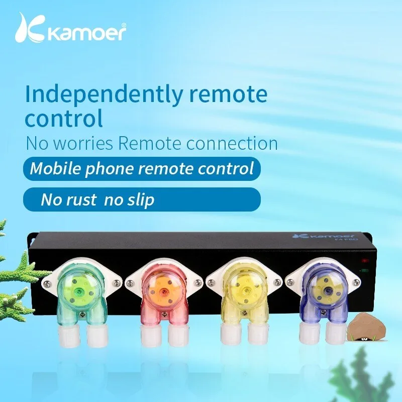 Kamoer-F4-Pro-Wifi-Dose Kamoer F4 Pro Wifi bơm định lượng điều khiển từ xa (4 Channel) mới nhất