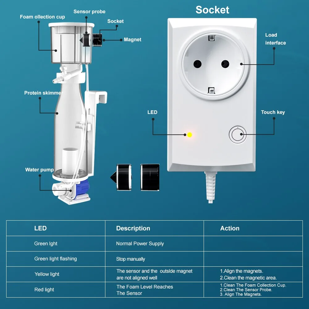 Auto chống tràn skimmer - Jebao ASS 600 Skimmer Auto Security - hình 2
