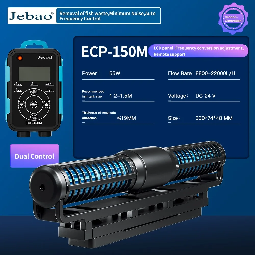 Tạo sóng ECP-150M wifi jebao mẫu mới 2023 cải tiến chất lượng - hình 2