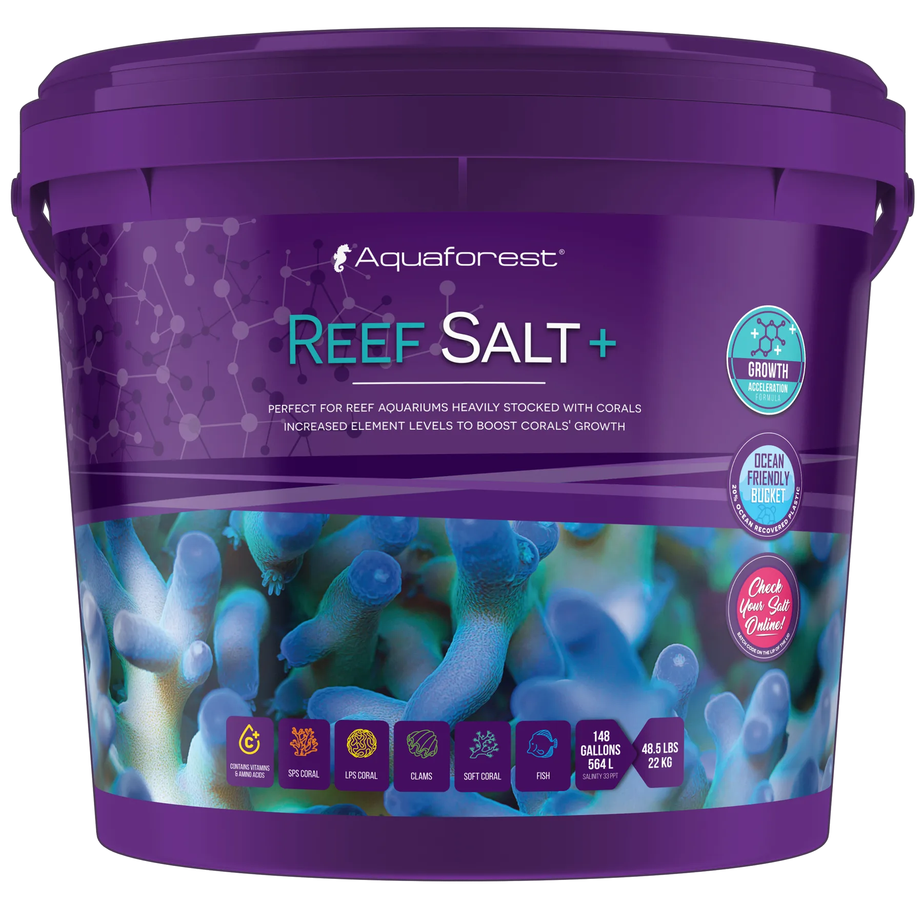 Muối AF Reef Salt+ (Plus) 22kg - Aquaforest