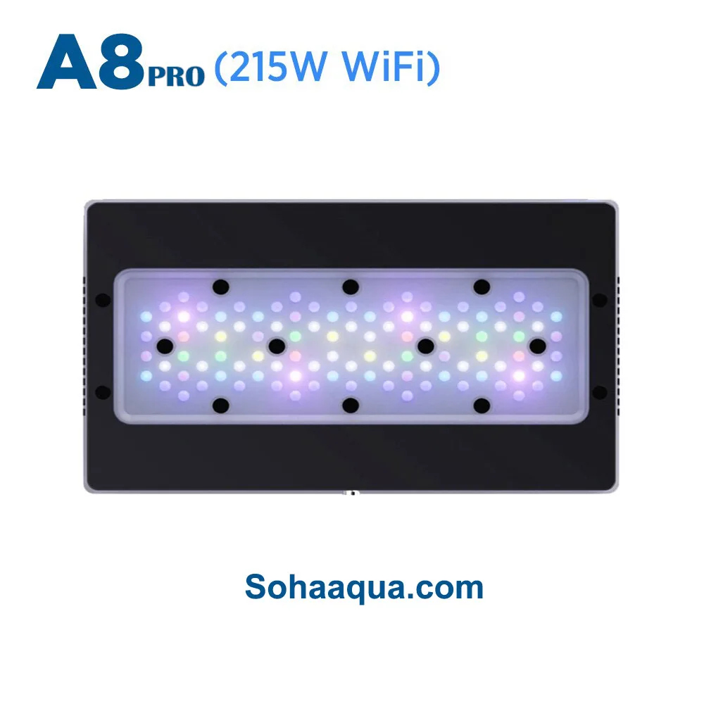 den-a8-pro Đèn A8pro g6 215w wifi bản nâng cấp chính thức - Đèn led xịn sò cho bể san hô
