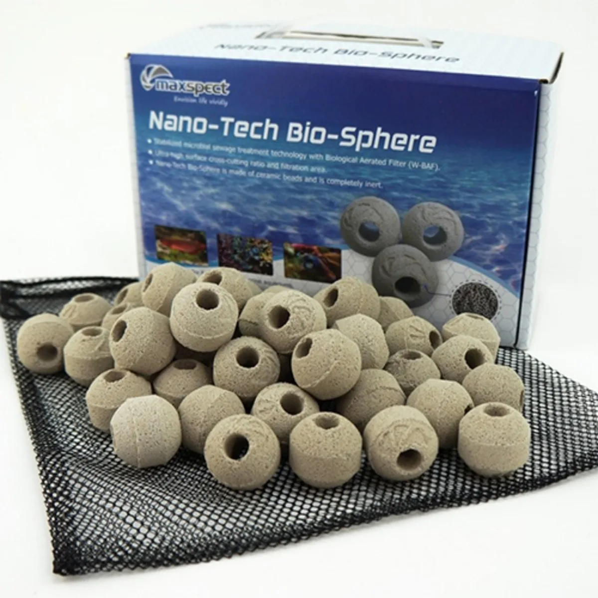 su-loc-tron-maxspect Sứ lọc viên tròn cao cấp Maxspect Nano-Tech Bio-Spheres - 2KG