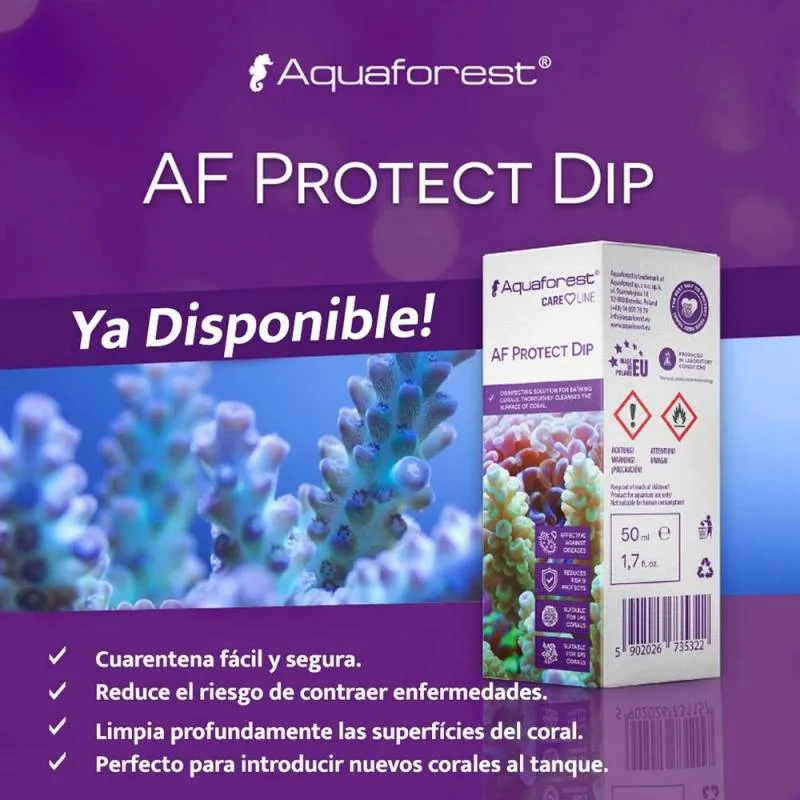 Dung dịch DIP sâu bệnh san hô - AF Protect DIP Aquaforest 50ml - hình 2