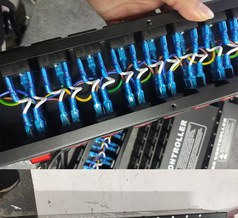 Ổ cắm 8 công tắc dấu dây thẩm mỹ, công suất lớn - hình 2