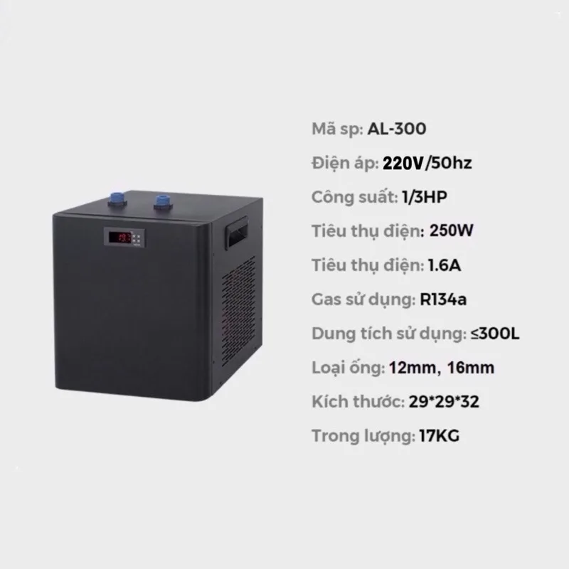 Chiller AL- 300 - Máy làm mát nước cho bể cá 200-300 lít