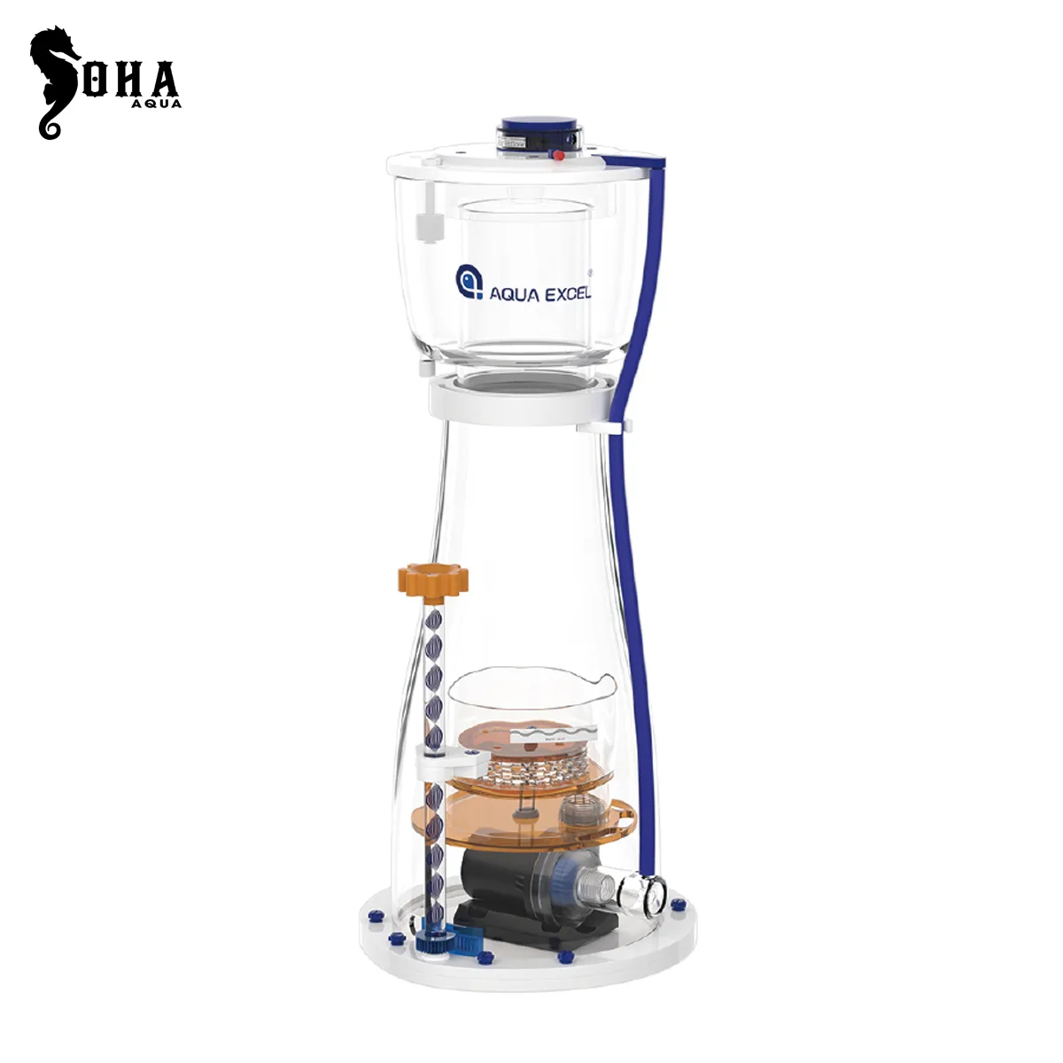 skimmer-ec20-aquaexcel Skimmer Aqua Excel EC-20 bơm DC có chống tràn mới
