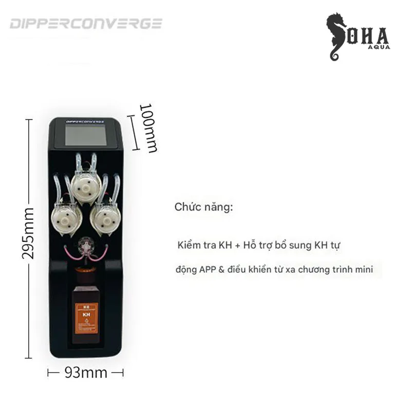 kich-thuoc-dipper-kh DIPPER AB660 - Máy test và kiểm soát KH tự động cho hồ cá biển