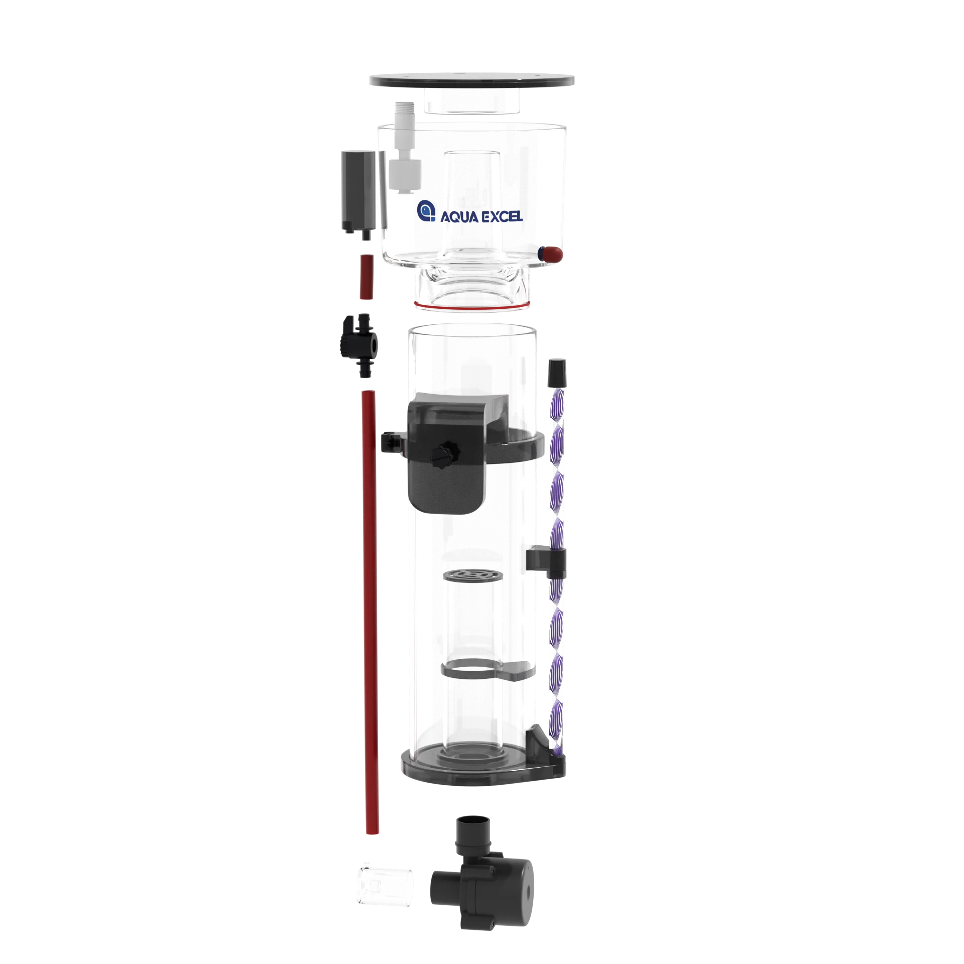 Skimmer-AE-NANO75E Skimmer Aqua Excel DC Nano 75E – chống tràn, điều khiển 9 cấp