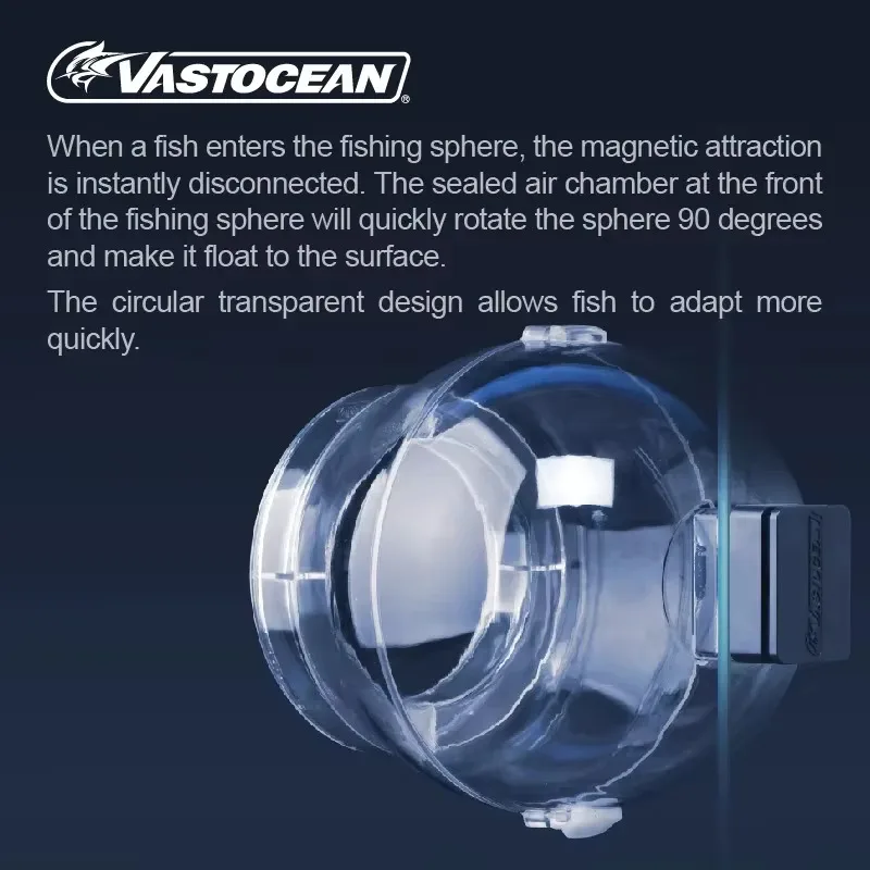 Bẫy Bắt Cá Biển Vastocean Fish Catching Ball Nam Châm Tự Nổi